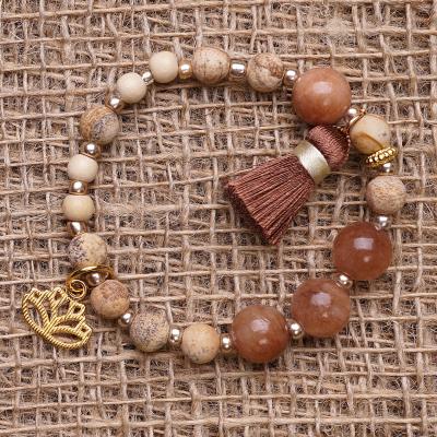 Gaia GoldShiny, Edelstein Armband